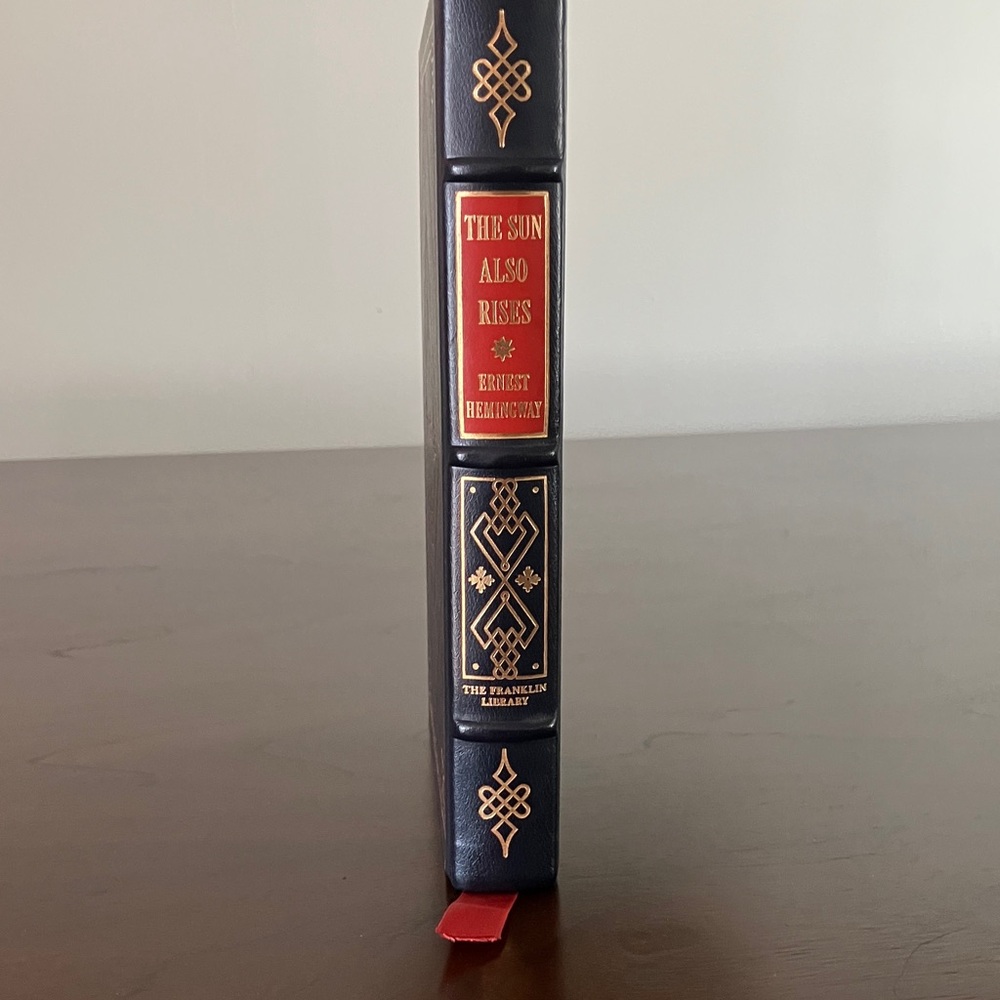 The Sun Also Rises Leather Bound Book ,by Franklin Library. Excellent condition
